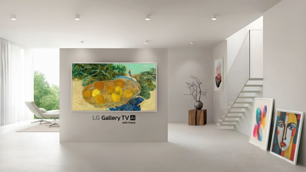 LG Gallery TV fusiona diseño interior y tecnología en CES 2026