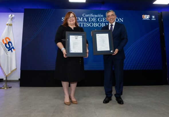 Superintendencia del Sistema Financiero certifica su Sistema de Gestión Antisoborno bajo la norma internacional ISO 37001