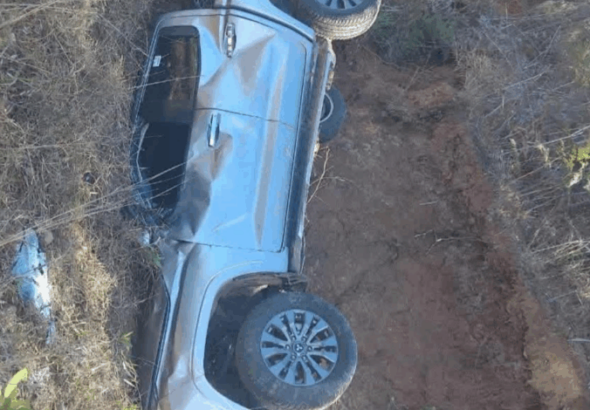 Reportan vehículo precipitado en zona montañosa de Honduras