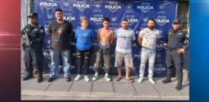 Cinco detenidos por riña en bar sobre la Troncal del Norte