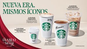 Starbucks presenta una nueva colección de bebidas inspirada en los personajes de “Devil Wears Prada 2” como parte de una nueva campaña global