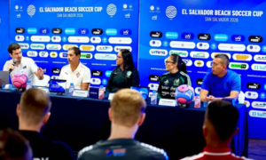 Presentan la Beach Soccer Cup 2026 que se jugará en San Salvador
