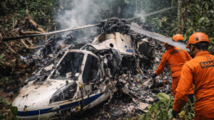 Accidente de helicóptero deja ocho fallecidos en Indonesia