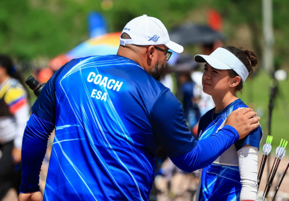 Joven promesa debuta con la selección mayor de tiro con arco