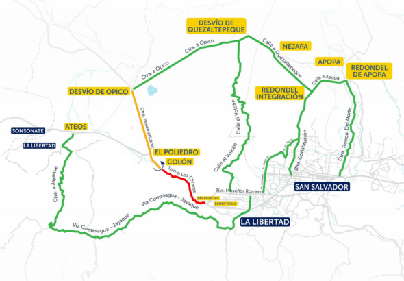 Anuncian cierres nocturnos en Los Chorros por trabajos de voladura
