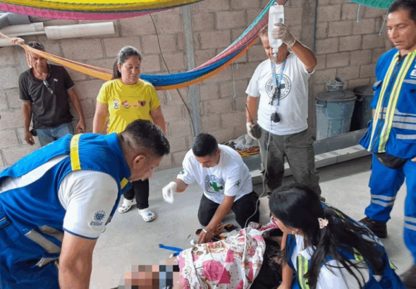 Hombre grave tras accidente con cable de alta tensión