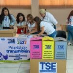 TSE realizó prueba de escrutinio preliminar y transmisión de datos de JRV