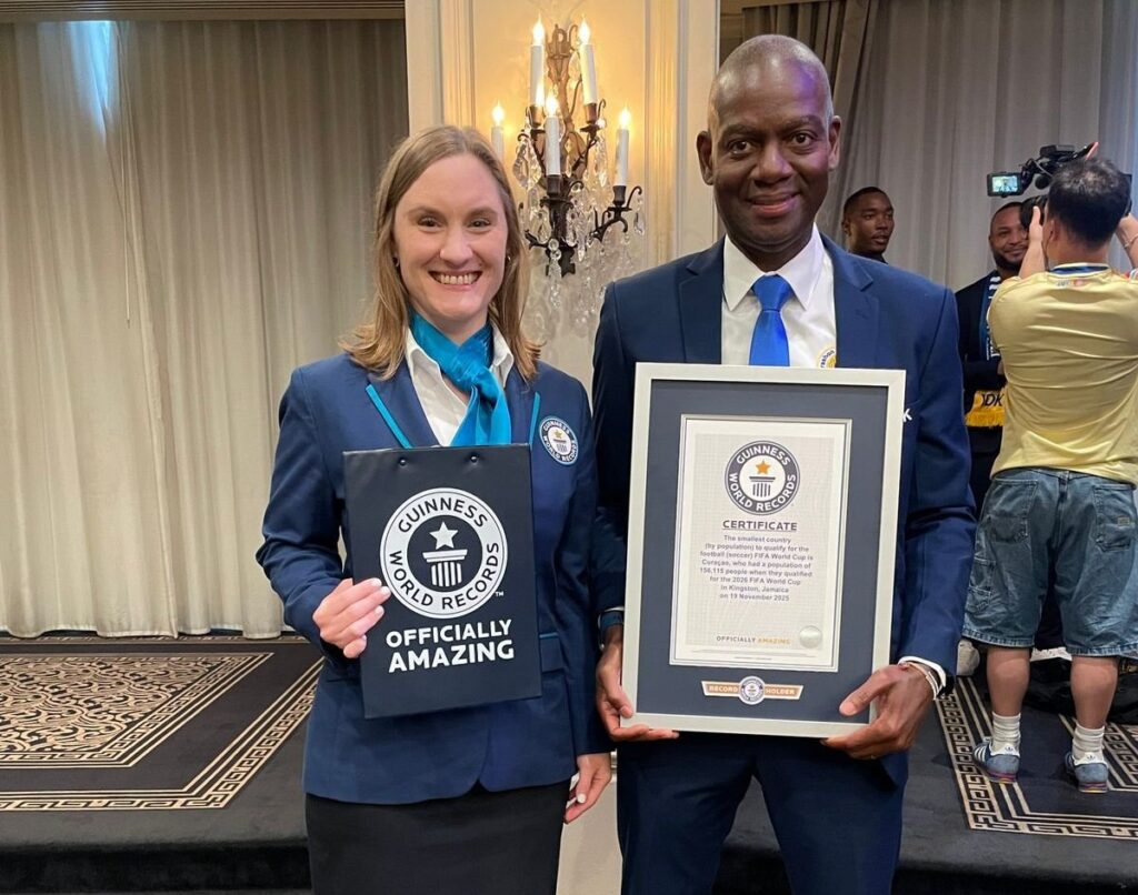 Guinness World Records reconoce la histórica clasificación mundialista de Curaçao