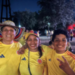 Afición colombiana protagoniza una fiesta en el Azteca durante victoria ante Uzbekistán