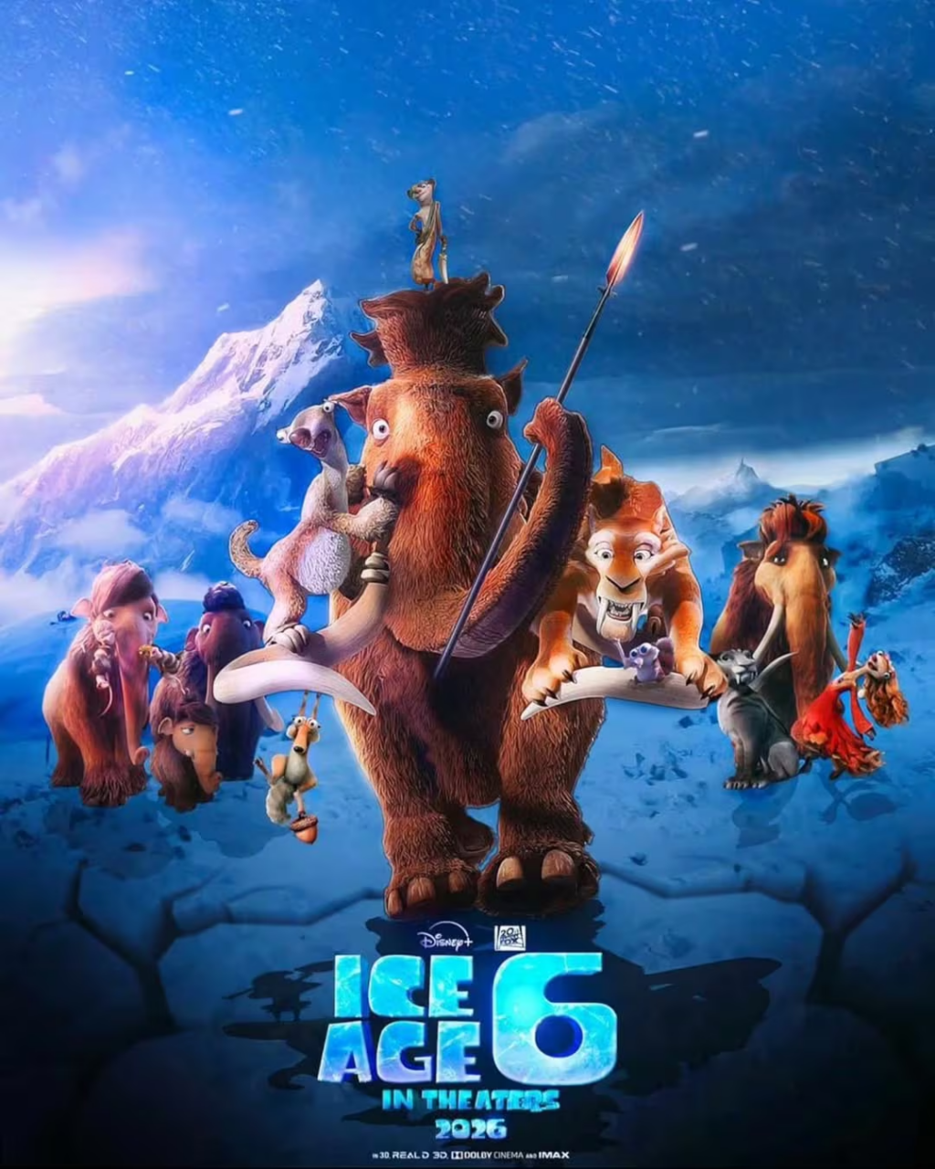 Manny, Sid y Diego regresan: Disney revela el primer avance de La Era de Hielo 6
