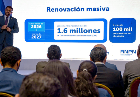 Salvadoreños podrán renovar o reponer el DUI en línea mediante nueva plataforma digital