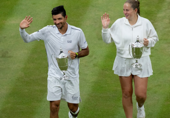 Orgullo salvadoreño: Marcelo Arévalo se coronó ayer campeón de dobles mixto en Wimbledon 2026