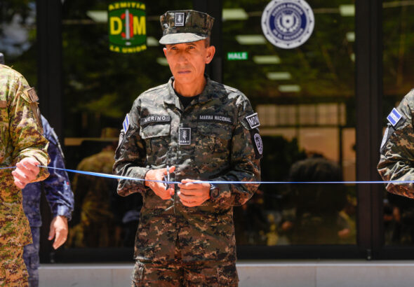 Ministerio de Defensa entrega renovadas instalaciones del comedor del destacamento militar no. 3 en La Unión