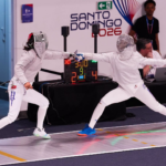 Fátima Tobar lucha hasta el final en el sable femenino durante los Juegos Centroamericanos y del Caribe