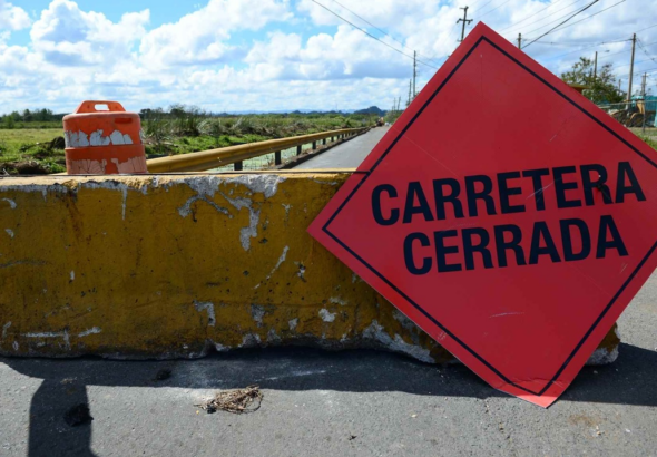 Carretera de Los Chorros tendrá cierre total durante el fin de semana