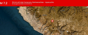 Sismo de magnitud 7,2 sacude Ayacucho y genera alarma entre la población