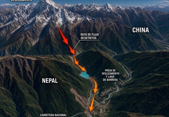 Avalancha de glaciar provocó inundaciones y dejó más de 100 muertos en Nepal