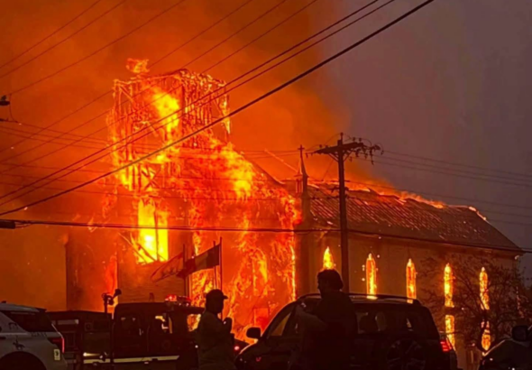Detienen a sospechoso por incendio de histórica iglesia en Nuevo Brunswick
