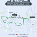 Trabajos nocturnos provocarán cierre parcial en avenida Jerusalén