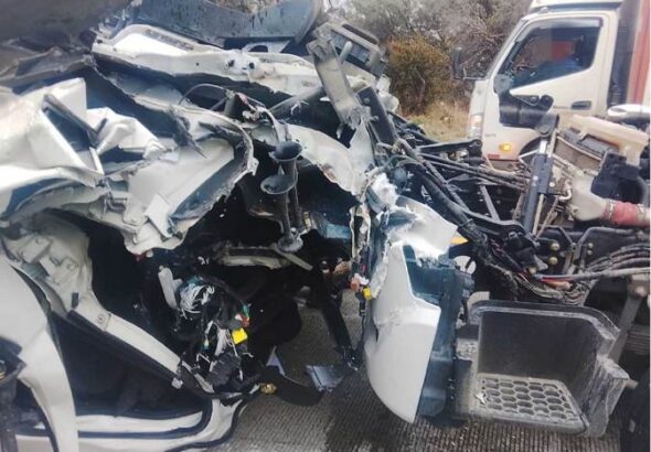Equipos de emergencia atienden reporte de siniestro vial en el sector de Miguir, Ecuador