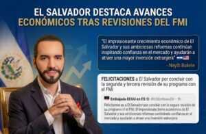 El Salvador destaca avances económicos tras revisiones del FMI