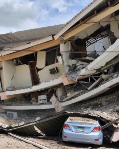 Daños en estructuras de Penonomé tras fuerte sismo registrado en Panamá