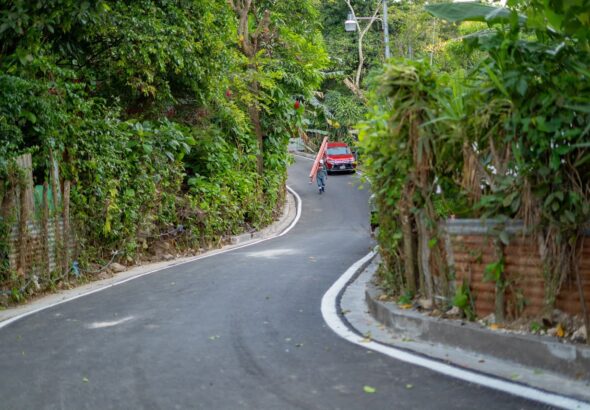 Alcalde Mario Vásquez inaugura calle el Guayabuste y pone fin a tres décadas de dificultades viales en Cantón El Morro